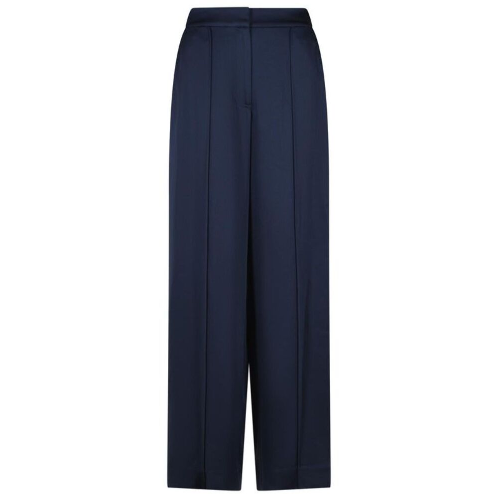 Simkhai 'Kira' Loose Pants In Navy Blue Acetate Blend Women